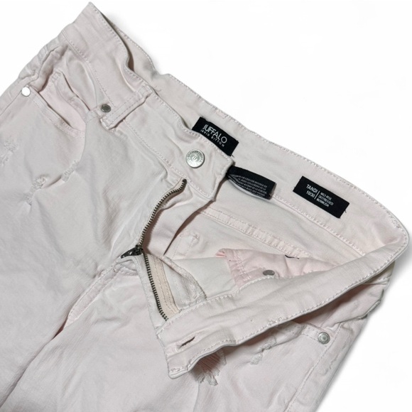 Buffalo David Bitton Tandi Distressed Bermuda Shorts - Pastel Pink - Size 10/30 - Picture 3 of 6